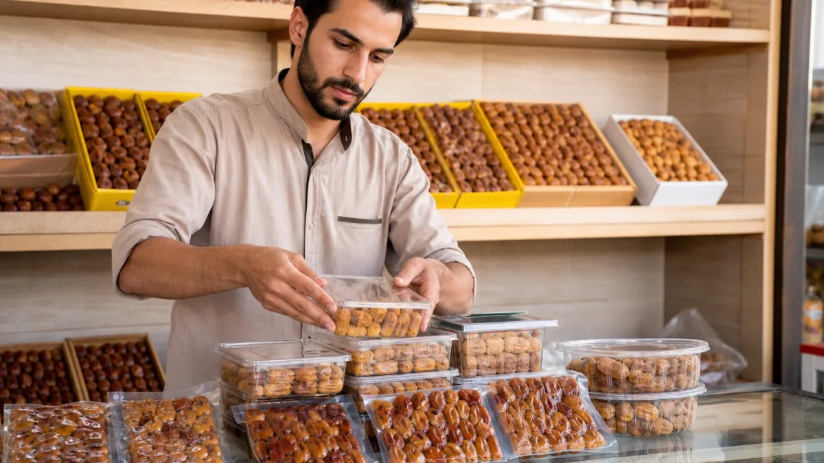 فروش خرما زاهدی با سورت صادراتی و بستهبندی استاندارد