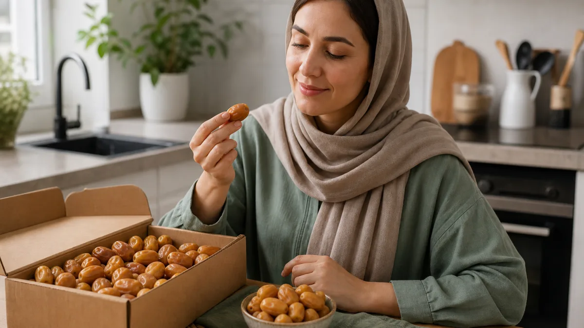 خرما زاهدی دیجی کالا بافت نیمهخشک و بستهبندی فروشگاهی