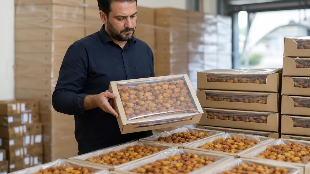 قیمت خرما زاهدی عمده بر پایه ظاهر یکنواخت و بستهبندی