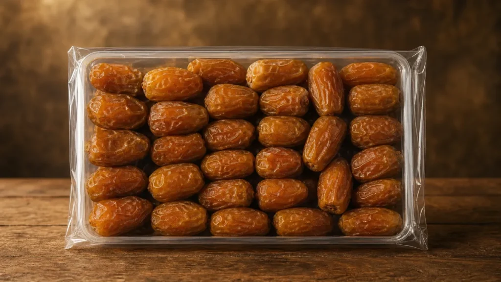 خرما زاهدی بسته سلفونی ۴۰۰ گرمی مروارید سیاه