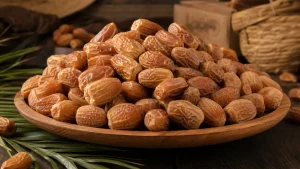 خرید خرما خشک زاهدی بافت نیمه‌خشک و ماندگاری بالا