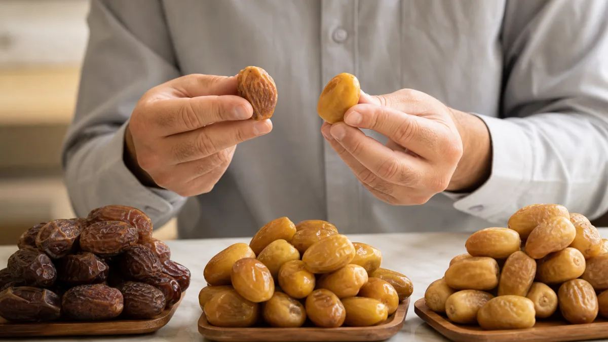 خرما زاهدی اعلا بافت خشک و طعم متعادل