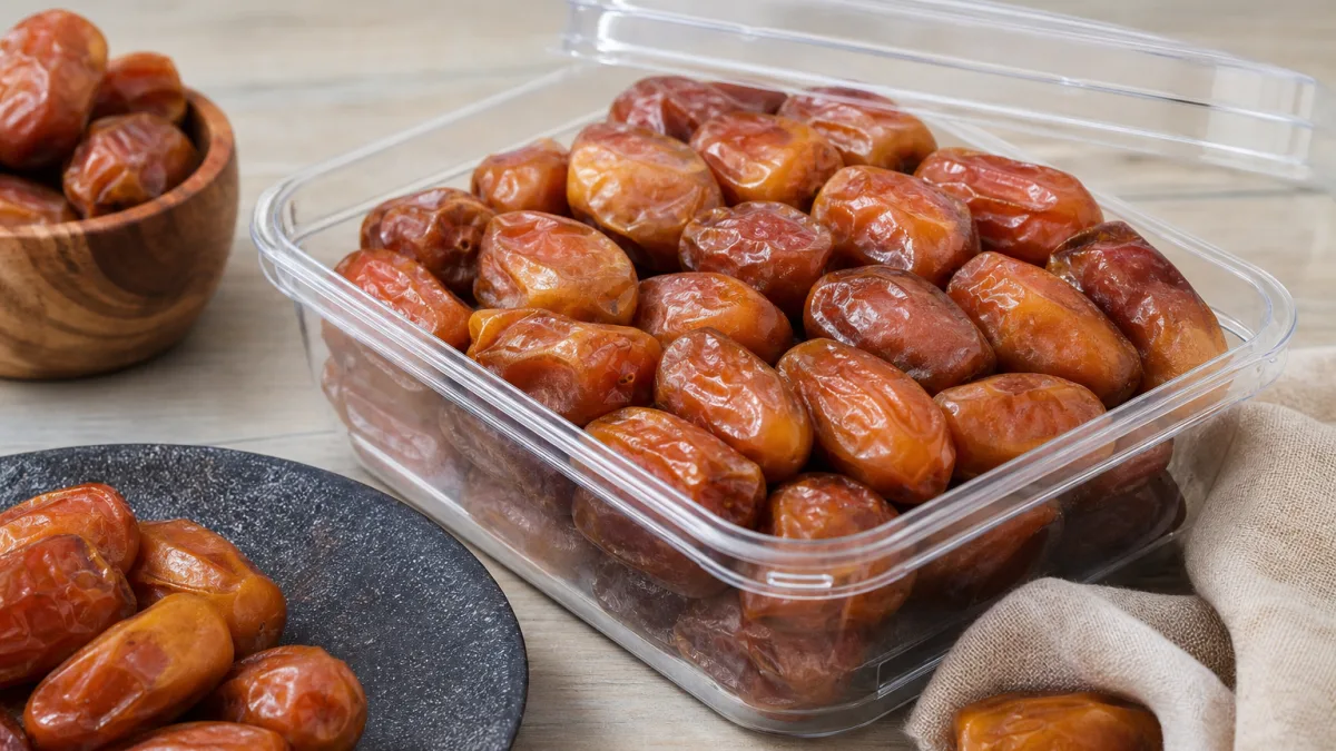 خرما زاهدی ۴۰۰ گرمی مروارید سیاه برای پذیرایی و میانوعده روزانه