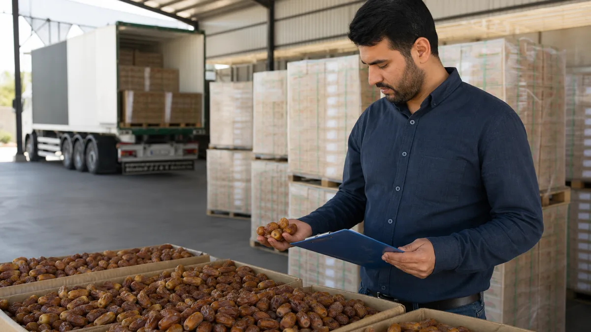 فروش عمده خرما زاهدی با ساختار تأمین و بستهبندی صادراتی
