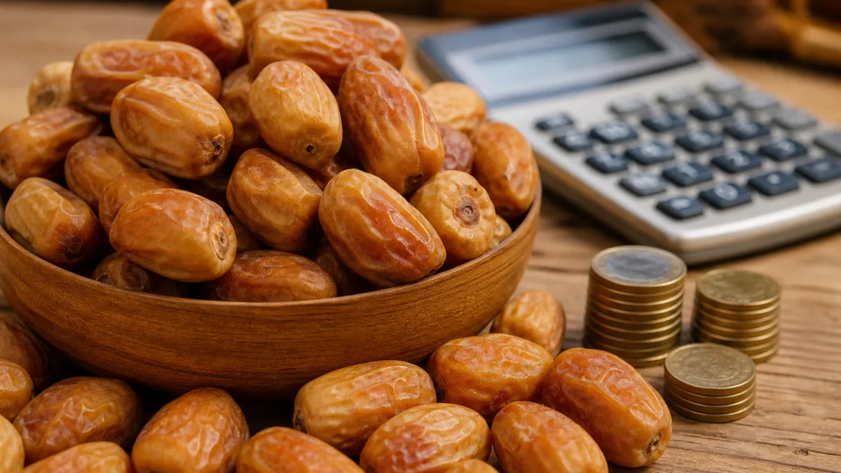 قیمت خرما زاهدی در بوشهر بر اساس نوع بستهبندی