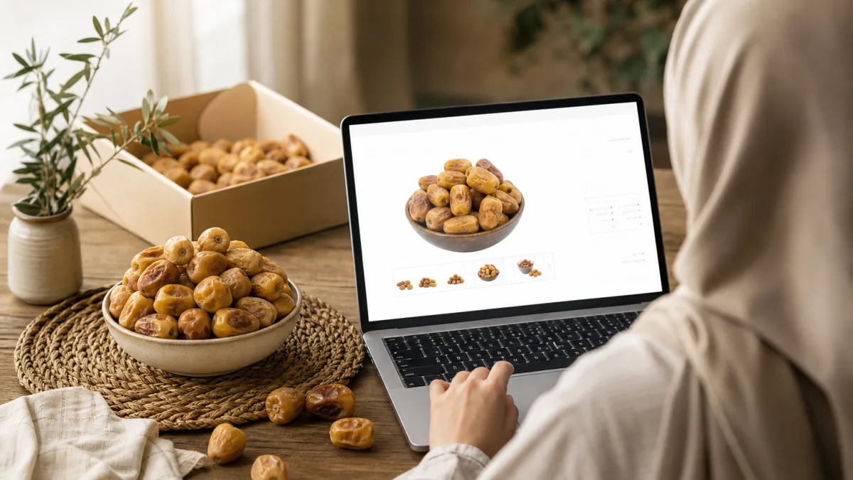 خریداران آنلاین و کاربرد خرما زاهدی ترب
