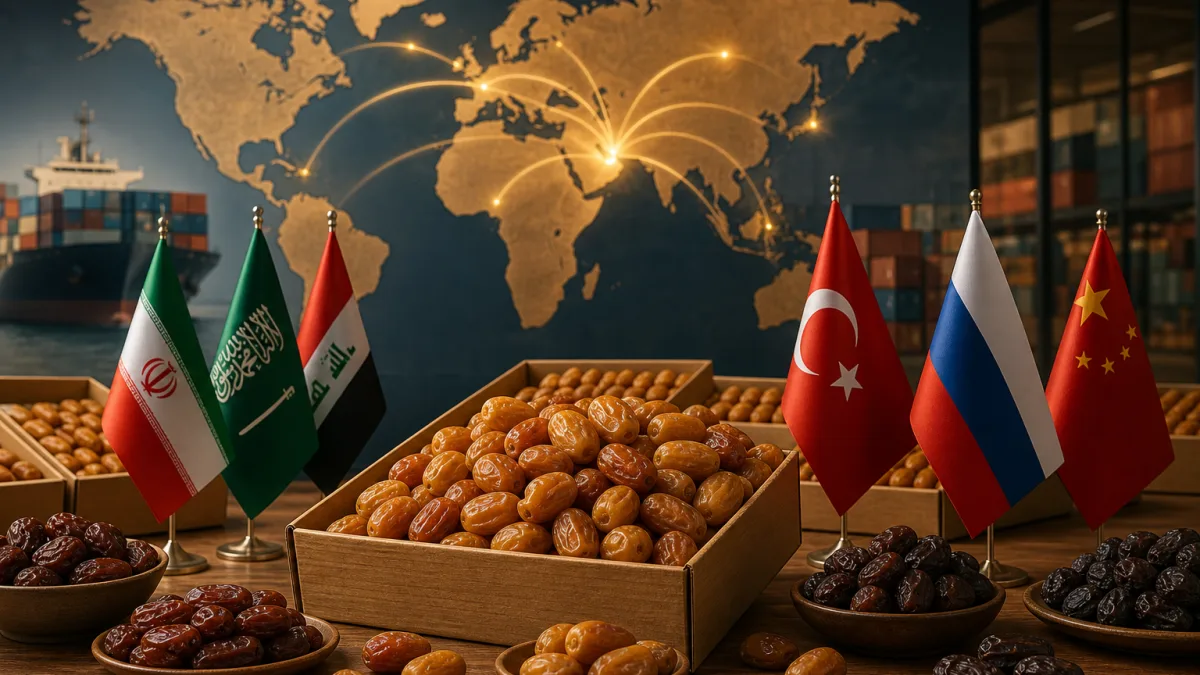 سفارش صادرات خرما زاهدی با مشخصات تجاری